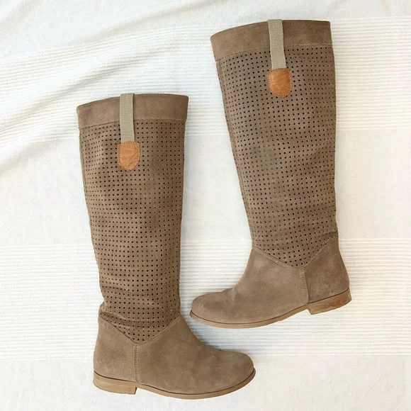 Suede Leather Riding Boots - Picture 9 of 15